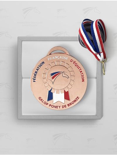 Medaille Galop® Poney Bronze