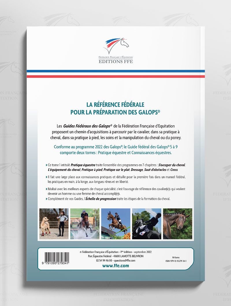 Guide Fédéral Galop 5 à 9 - Tome 1 - couverture