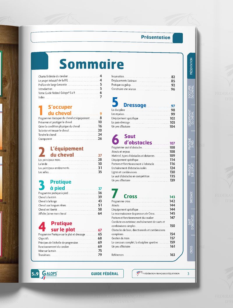 Guide Fédéral Galop 5 à 9 - Tome 1 - extrait
