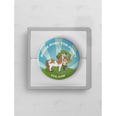 Badge FFE Bouge avec ton poney