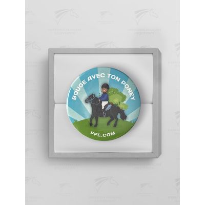 Badge FFE Bouge avec ton poney