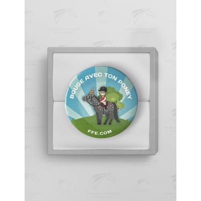 Badge FFE Bouge avec ton poney