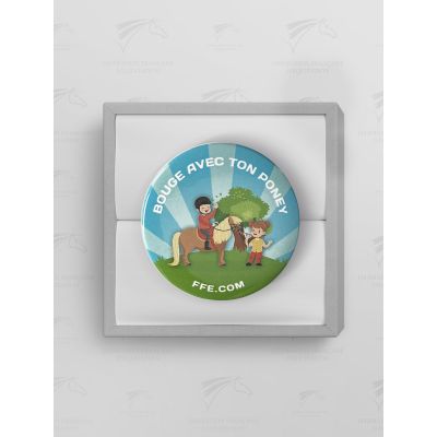 Badge FFE Bouge avec ton poney