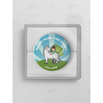 Badge FFE Bouge avec ton poney