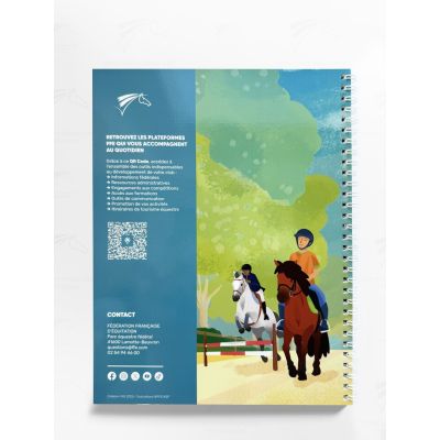 Couverture verso de l'Agenda FFE 2026