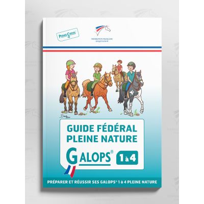 Guide fédéral FFE Pleine nature - galop 1 à 4 - couverture