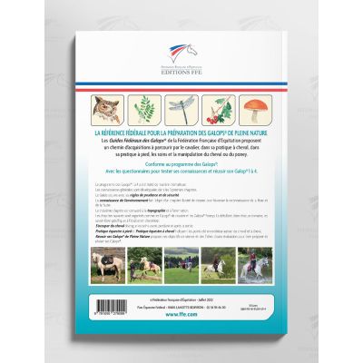 Guide fédéral FFE Pleine nature - galop 1 à 4 - couverture