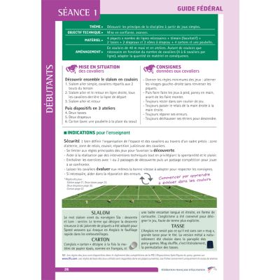 Guide Fédéral Pony-Games - page séance 1