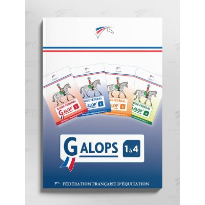 Guide Fédéral Galops® 1 à 4 - FFE - couverture
