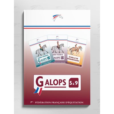 Guide Fédéral Galops® 5 à 9 et échelle de progression - FFE - couverture