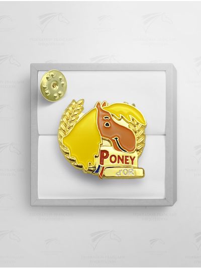 Insigne Galop® poney Or  