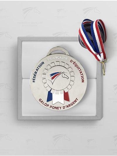 Médaille Galop® Poney Argent